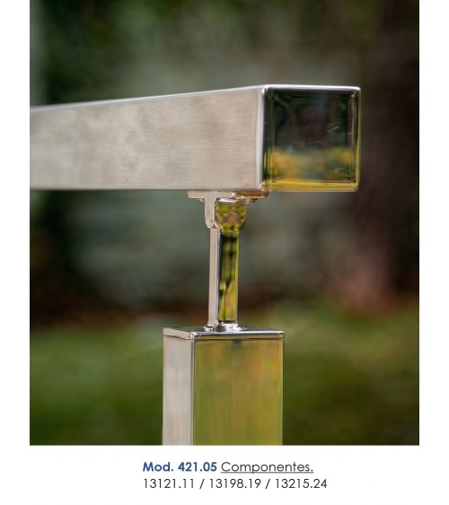 Tapón Cuadrado para Poste Cuadrado de Acero Inxoidable 316 Brillo y Satinado