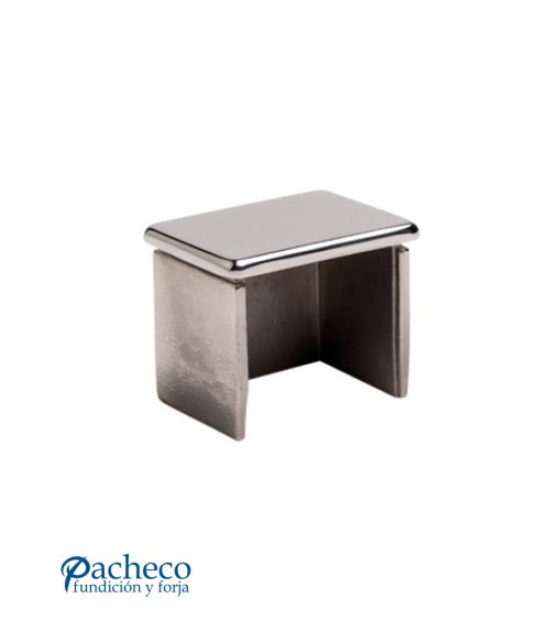 Tapón Cuadrado de Acero Inoxidable 316 Brillo y Satinado