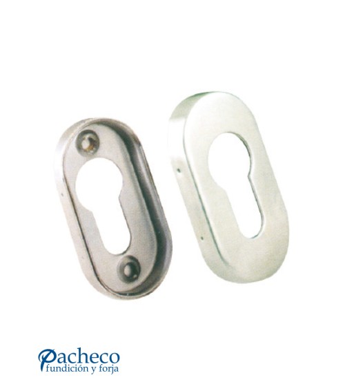 Bocallave de inox 304 satinado para puertas interiores y de entrada