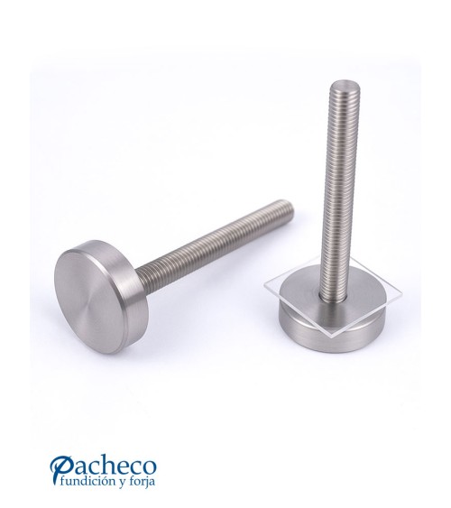 Tirador de Acero Inoxidable AISI304 Satinado Cuadrado para Exterior Cuadrado de 25 mm
