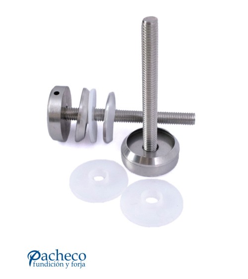 Tirador de Acero Inoxidable AISI304 Satinado Exterior Desplazado Redondo de 30 mm