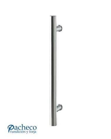 Tirador de Acero Inoxidable AISI304 Satinado para Exterior Redondo de 25 mm