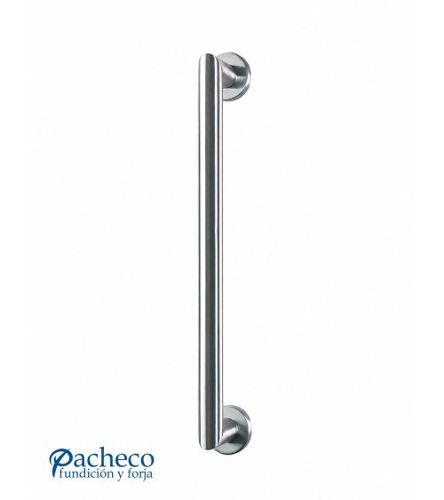 Manillón de Acero Inoxidable AISI304 Satinado para Exterior Redondo de 25 mm