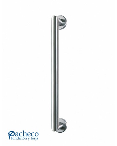 Manillón de Acero Inoxidable AISI304 Satinado para Exterior Redondo de 25 mm