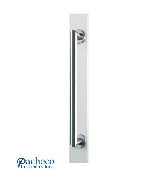 Manillón de Acero Inoxidable AISI304 Satinado para Exterior Redondo de 25 mm