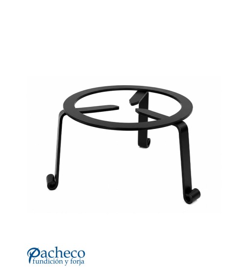 Trebede para chimenea en negro