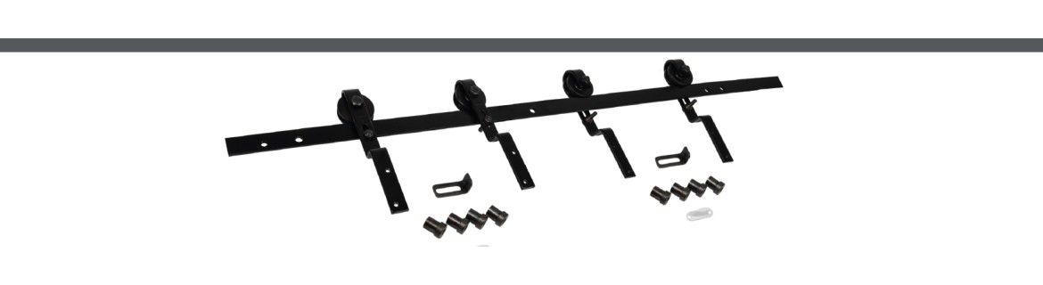 KIT PARA PUERTAS CORREDERAS RUSTICAS