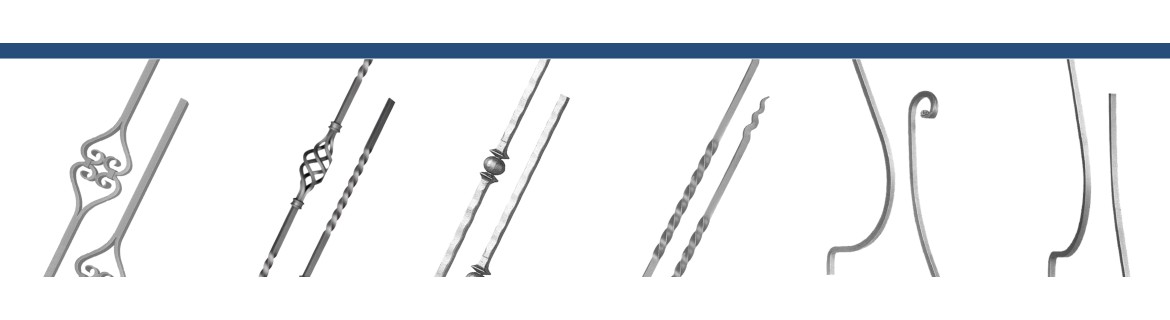 BALAUSTRES Y JABALCONES DE HIERRO FORJADO