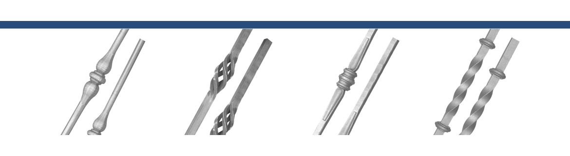 ARRANQUES DE ESCALERA DE HIERRO FORJADO