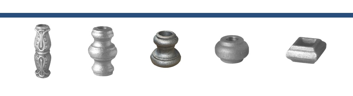 MACOLLAS DECORATIVAS DE HIERRO FORJADO