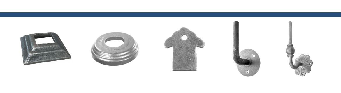 SOPORTES Y BASES DE HIERRO FORJADO