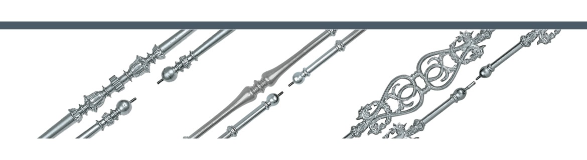 BALAUSTRES DE ALUMINIO FUNDIDO