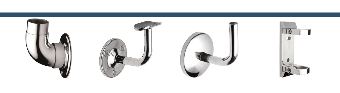 SOPORTES DE ACERO INOXIDABLE PASAMOS DE PARED