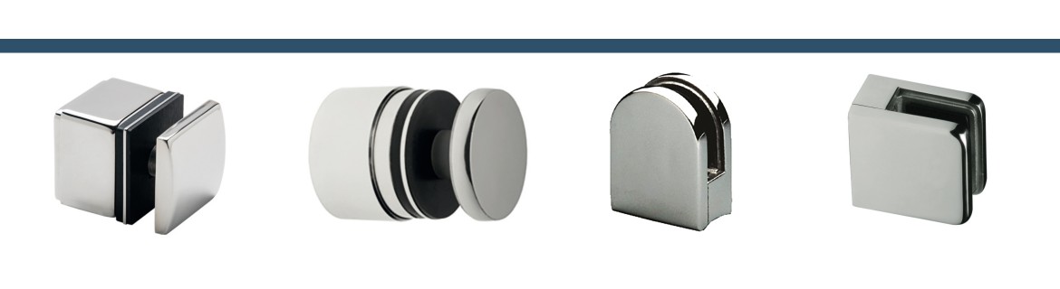 PINZAS PARA CRISTAL DE ACERO INOXIDABLE