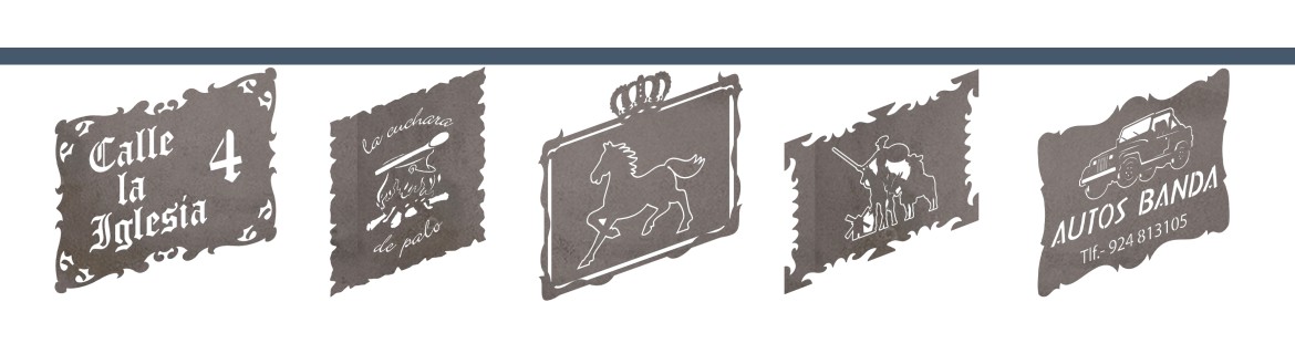 PLACAS EN CORTE LÁSER